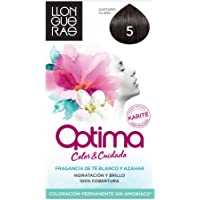 Llongueras Optima Tinte de Cabello Permanente sin Amoniaco Tono #5 Castaño Claro